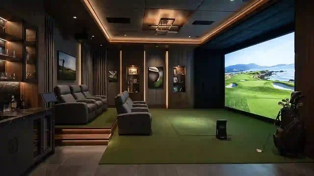 Home cinema image from the Peters Audio Video website